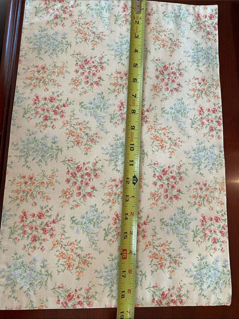 Longaberger Vintage Blossom Floral Cotton Placemat and Napkin Set of 6